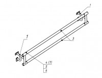 Станок хореографический пристенный (1,5 метра, двухрядный) - fgospostavki.ru - Тихорецк