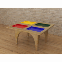 Игровой стол для занятий сенсорной интеграцией 4 цвета - fgospostavki.ru - Тихорецк