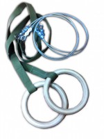 Кольца гимнастические с тросом (2 метра) - fgospostavki.ru - Тихорецк