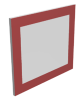 Щит баскетбольный навесной на шведскую стенку (ламинированная фанера), размер 400х450 миллиметров - fgospostavki.ru - Тихорецк