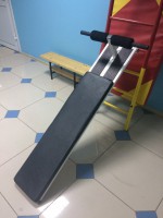 Доска для пресса навесная на шведскую стенку с двумя валиками (длина 1,5 метра) - fgospostavki.ru - Тихорецк