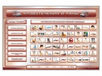 Трехсекционный базовый комплект "Травмы. Кровотечения. Ожоги" для учащихся общеобразовательных учреждений - fgospostavki.ru - Тихорецк