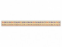 Стенд-лента "Алфавит" (английский язык) - fgospostavki.ru - Тихорецк