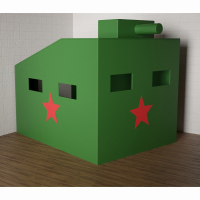 Игровой домик «Танк» - fgospostavki.ru - Тихорецк