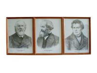 Портреты выдающихся физиков (деревянная рамка, под стеклом) - fgospostavki.ru - Тихорецк