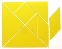 Магнитная головоломка "Танграм" (жёлтый) - fgospostavki.ru - Тихорецк