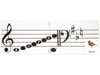 Настольное мягкое магнитно-маркерное поле с нотным станом - fgospostavki.ru - Тихорецк