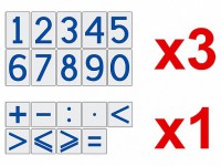 Комплект магнитов (демонстрационных) для школьной доски "Цифры и знаки" - fgospostavki.ru - Тихорецк