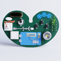 Бизиборд «Зеленое сердце» - fgospostavki.ru - Тихорецк