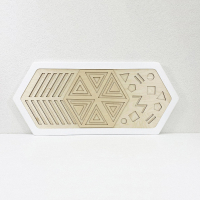 Декоративная тактильная панель - «Рельефные многоугольные формы» - fgospostavki.ru - Тихорецк