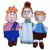 Набор перчаточных кукол "Карлсон, который живет на крыше" - fgospostavki.ru - Тихорецк