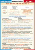 Таблица "Грамматика французского языка. Имя числительное (употребление, особенности произношения и правописания)" (100х140 сантиметров, винил) - fgospostavki.ru - Тихорецк