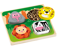 Тактильные пазлы "Сафари" - fgospostavki.ru - Тихорецк