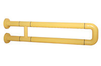 Поручень неоткидной двухопорный с антибактериальным покрытием (желтый) - fgospostavki.ru - Тихорецк