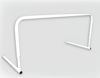 Барьер тренировочный регулируемой высоты (кнопочный фиксатор) - fgospostavki.ru - Тихорецк