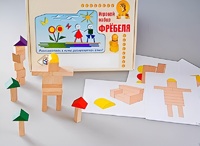 Игровой набор Фребеля "Конструктор деревянный без соединений-3" (Серия "Эксперимент") - fgospostavki.ru - Тихорецк