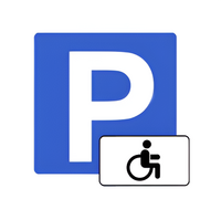 Трафарет для отрисовки знака стоянки для инвалидов 800х800 мм. - fgospostavki.ru - Тихорецк