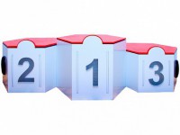 Электрифицированный интерактивный наградной пьедестал "Первый, второй, третий" - fgospostavki.ru - Тихорецк