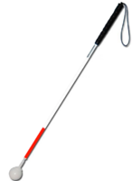 Трость телескопическая графитовая с вращающимся наконечником в виде шара - fgospostavki.ru - Тихорецк