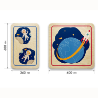 Набор стеновых панелей «Мы в Космосе - Первый полёт» - fgospostavki.ru - Тихорецк