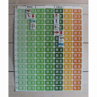 Панель для визуального расписания с цветными ячейками - fgospostavki.ru - Тихорецк