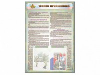 Стенд-уголок "Уголок призывника" - fgospostavki.ru - Тихорецк