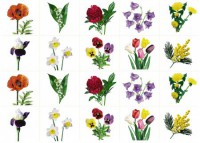 Комплект карточек "Запоминай, играй, считай" - Цветы - fgospostavki.ru - Тихорецк