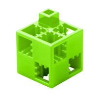 Кубик-основание желто-зеленый 20х20 Artec - fgospostavki.ru - Тихорецк