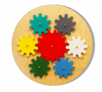 Бизиборд «Цветные шестеренки» - fgospostavki.ru - Тихорецк