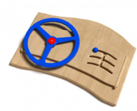 Дидактическая панель с автомобильным рулем - fgospostavki.ru - Тихорецк