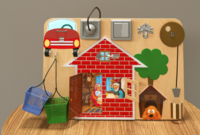 Настенная панель «Загородный домик» - fgospostavki.ru - Тихорецк