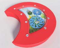 Настенный игровой модуль в виде части гусеницы с весами - fgospostavki.ru - Тихорецк