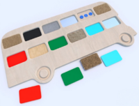 Тактильные разноцветные дощечки «Автобус» - fgospostavki.ru - Тихорецк