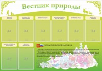 Стенд "Вестник природы" Вариант 4 - fgospostavki.ru - Тихорецк