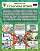 Стенд "Оповещения в чрезвычайных ситуациях" - fgospostavki.ru - Тихорецк