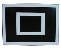 Щит баскетбольный навесной на шведскую стенку (ламинированная фанера), размер 700х700 миллиметров - fgospostavki.ru - Тихорецк