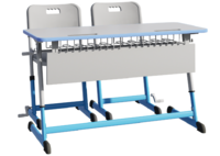 Парта NOMAD V двухместная регулируемая по высоте с антивандальной кромкой - fgospostavki.ru - Тихорецк