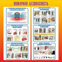 Стенд "Пожарная безопасность" Вариант 4 - fgospostavki.ru - Тихорецк