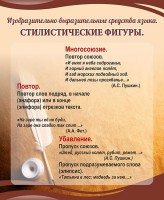 Стенд "Стилистические фигуры" Вариант 1 - fgospostavki.ru - Тихорецк