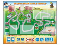 Стенд "Безопасный путь в школу" с комплектом сменных карточек - fgospostavki.ru - Тихорецк