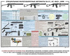 Плакат "Специальные малогабаритные автоматы 9А91, АС «Вал», АММ" - fgospostavki.ru - Тихорецк