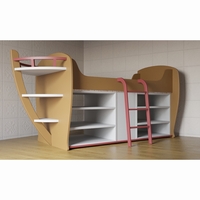 Детская кровать-чердак «Корабль» - fgospostavki.ru - Тихорецк