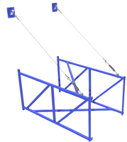 Ферма баскетбольная вынос 2 метра для щита из оргстекла 1,8х.1,05 метра - fgospostavki.ru - Тихорецк