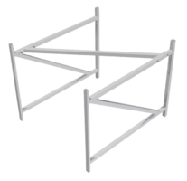 Ферма баскетбольная для щита из оргстекла (1,2х0,9 метра), вынос 1,2 метра - fgospostavki.ru - Тихорецк