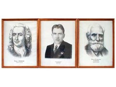 "Портреты выдающихся биологов" (деревянная рамка, под стеклом) - fgospostavki.ru - Тихорецк