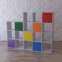 Стеллаж для игрушек и книг "Яркие акценты" - fgospostavki.ru - Тихорецк