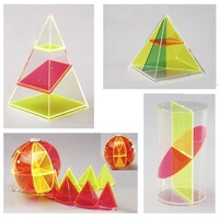 Дополнительный набор прозрачных геометрических тел с сечениями. - fgospostavki.ru - Тихорецк