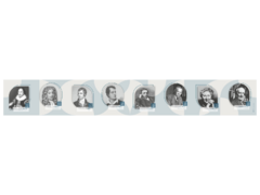 Стенд-лента "Выдающиеся писатели и деятели культуры стран изучаемых языков" (Великобритания) - fgospostavki.ru - Тихорецк