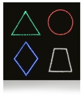 Панель "Цветные фигуры 4” (вариант 2) - fgospostavki.ru - Тихорецк