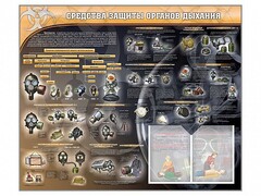 Стенд "Средства защиты органов дыхания (индивидуальные средства защиты)" - fgospostavki.ru - Тихорецк